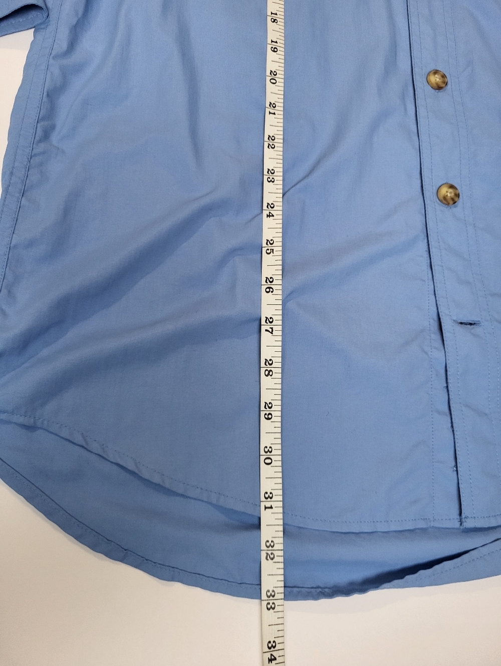 Duluth Trading Co Longsleeve Button Down Nylon Shirt Lightweight Fishing Vented - Picture 3 of 7